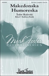 Makedonska Humoreska SSAA choral sheet music cover
